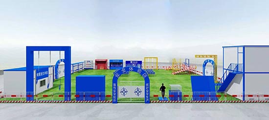 新疆 | 北泉建设在湖南汉坤实业采购建筑工地安全体验馆 厂家设计制作安装全包