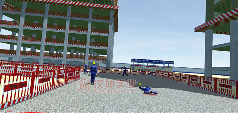 工地vr安全体验馆安全帽撞击体验